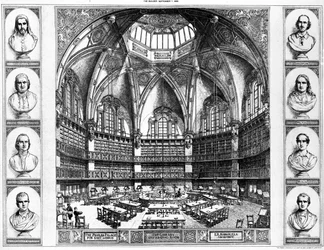 La bibliothèque et la salle de lecture au People